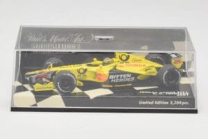 Jordan Honda EJ11 #7 H-H. Frentzen F1 2001 Minichamps 1:43 400010011 Metal - imagem 5 de 5