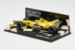 Jordan Honda EJ11 #11 J. Trulli F1 2001 Minichamps 1:43 400010012 Metal - imagem 3 de 5