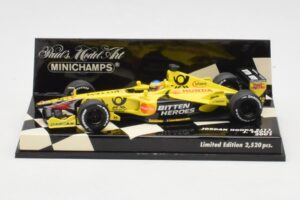 Jordan Honda EJ11 #11 J. Trulli F1 2001 Minichamps 1:43 400010012 Metal