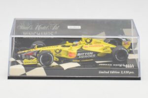 Jordan Honda EJ11 #11 J. Trulli F1 2001 Minichamps 1:43 400010012 Metal - imagem 5 de 5