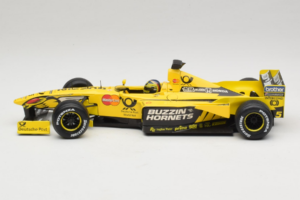 Jordan EJ10 H-H. Frentzen F1 Launch Edition 2000 Hot Wheels 1:18 29160 Metal - imagem 3 de 6