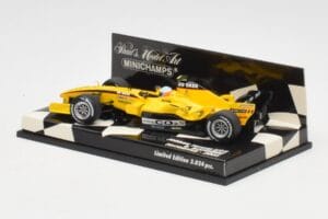 Jordan EJ15 Toyota R. Doornbos Test Driver F1 2005 Minichamps 1:43 400050039 Metal - imagem 3 de 5