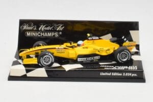 Jordan EJ15 Toyota R. Doornbos Test Driver F1 2005 Minichamps 1:43 400050039 Metal