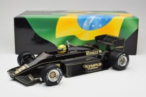 Lotus Renault 97T John Player Special #12 A. Senna Portuguese GP 1985 1st Victory Minichamps 1:12 540851292 Metal - imagem 8 de 8