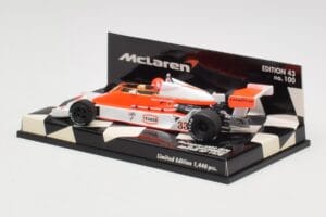 McLaren Ford M26 B. Giacomelli British GP 1978 Minichamps 1:43 530784333 Metal - imagem 3 de 5
