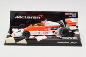 McLaren Ford M26 B. Giacomelli British GP 1978 Minichamps 1:43 530784333 Metal