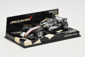 McLaren MP4-20 Mercedes A. Wurz F1 2005 Minichamps 1:43 530054355 Metal - imagem 2 de 5