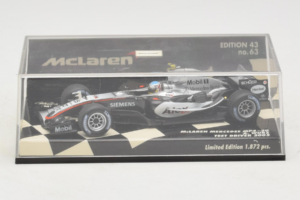 McLaren MP4-20 Mercedes A. Wurz F1 2005 Minichamps 1:43 530054355 Metal - imagem 4 de 5