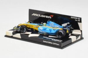 McLaren MP4-19B #5 D. Coulthard F1 2004 Minichamps 1:43 530044315 Metal - imagem 2 de 5