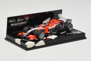 MF1 Toyota M16 #20 C. Albers F1 2006 Minichamps 1:43 400060019 Metal - imagem 2 de 5