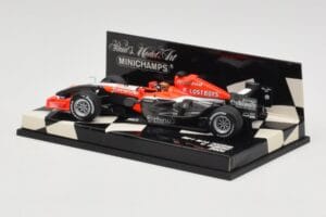 MF1 Toyota M16 #20 C. Albers F1 2006 Minichamps 1:43 400060019 Metal - imagem 3 de 5