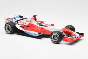 Toyota TF106 Panasonic Toyota Racing J. Trulli F1 Presentation 2006 Minichamps 1:18 AM59554H Metal - imagem 4 de 6