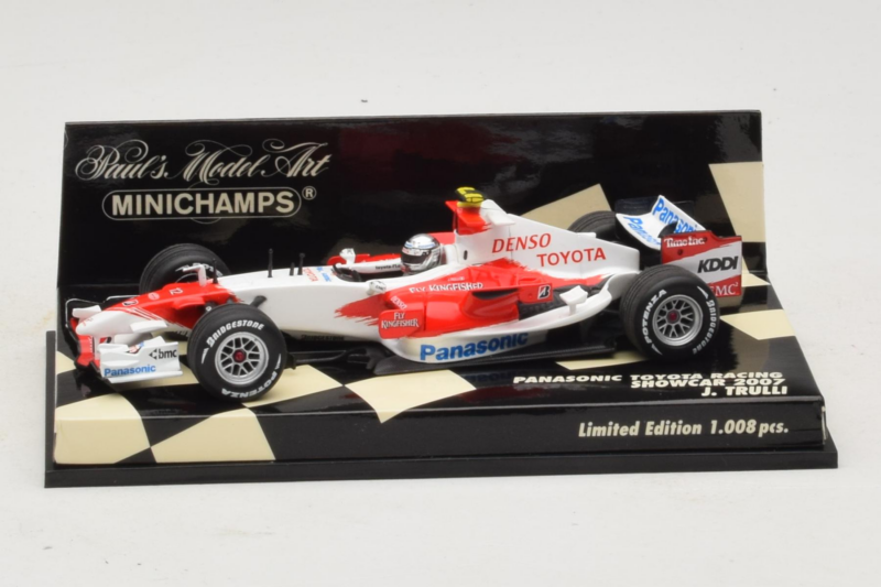 Toyota J. Trulli Panasonic Toyota Racing Showcar F1 2007 Minichamps 1:43 400070082 Metal
