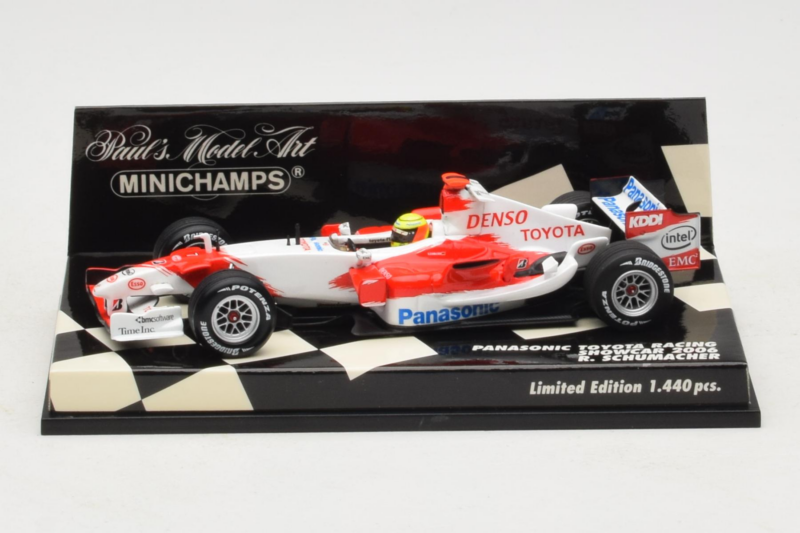 Toyota TF106 Panasonic #11 R. Schumacher Panasonic Toyota Racing Showcar 2006 Minichamps 1:43 400060077 Metal