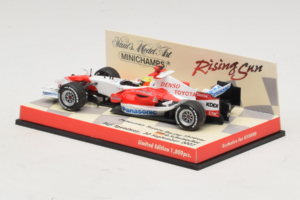 Panasonic Toyota Racing TF107 R. Schumacher F1 Showcar 2007 Minichamps 1:43 403070081 Metal - imagem 3 de 5