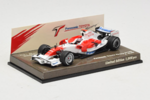 Toyota TF108 Panasonic #12 J. Trulli F1 2008 Minichamps 1:43 AM611513 Metal - imagem 2 de 5
