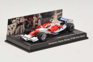 Toyota TF108 #17 T. Glock Panasonic Toyota Racing F1 2008 Minichamps 1:43 AM61152 Metal - imagem 2 de 6