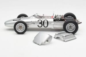 Porsche 804 #30 D. Gurney French Grand Prix 1962 AUTOart 1:18 86271 Metal - imagem 3 de 6