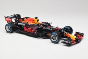 Red Bull Racing Honda RB16B #33 M. Verstappen Turkish GP 2nd Place 2021 Minichamps 1:18 110211633 Metal - imagem 4 de 7
