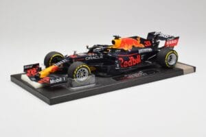 Red Bull RB16B #33 M. Verstappen France GP Winner 2021 Minichamps 1:18 113210833 Metal - imagem 2 de 7
