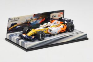 Renault R27 G. Fisichella / H. Kovalainen Showcar 2007 Minichamps 1:43 403070172 Metal - imagem 2 de 5