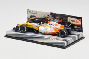 Renault R27 G. Fisichella / H. Kovalainen Showcar 2007 Minichamps 1:43 403070172 Metal - imagem 3 de 5
