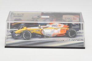 Renault R27 G. Fisichella / H. Kovalainen Showcar 2007 Minichamps 1:43 403070172 Metal - imagem 5 de 5