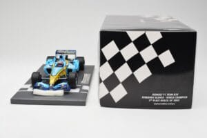 Renault F1 Team R25 #5 F. Alonso 3rd Place Brazil GP 2005 World Champion Minichamps 1:18 117051705 Metal - imagem 6 de 7