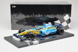 Renault F1 Team R25 #5 F. Alonso Winner French GP 2005 Minichamps 1:18 117051005 Metal - imagem 7 de 7