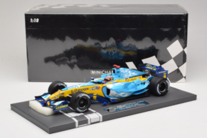 Renault R25 #5 F. Alonso 2nd Place Belgian GP 2005 Minichamps 1:18 117051605 Metal - imagem 7 de 7
