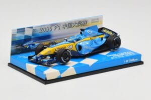Renault R25 #5 F. Alonso Race Car 2005 Minichamps 1:43 403050025 Metal - imagem 2 de 5