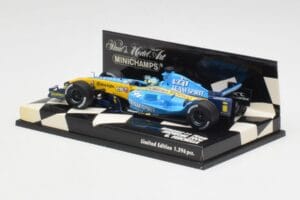 Renault R26 G. Fisichella Showcar F1 2006 Minichamps 1:43 400060072 Metal - imagem 2 de 5