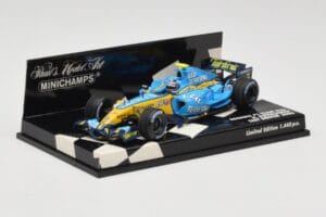 Renault R26 H. Kovalainen F1 Test Car 2006 Minichamps 1:43 400060041 Metal - imagem 2 de 5