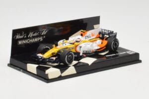 Renault R28 #6 N. Piquet Jr. F1 2008 Minichamps 1:43 400080006 Metal - imagem 2 de 5
