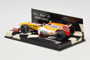Renault R29 #8 N. Piquet Jr. F1 2009 Minichamps 1:43 400090008 Metal - imagem 3 de 5