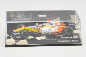 Renault R27 #3 G. Fisichella Renault F1 Team Showcar 2007 Minichamps 1:43 400070073 Metal - imagem 4 de 5
