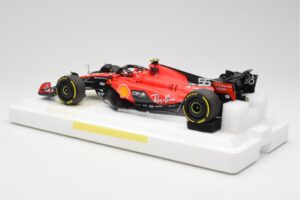 Scuderia Ferrari SF-23 #55 C. Sainz Belgian GP 2023 BBR 1:18 BBR231855C Metal - imagem 5 de 7