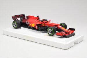Scuderia Ferrari SF21 #16 C. Leclerc Emilia Romagna GP 2021 BBR 1:18 BBR211816 Metal - imagem 4 de 7