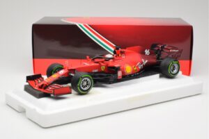 Scuderia Ferrari SF21 #16 C. Leclerc Emilia Romagna GP 2021 BBR 1:18 BBR211816 Metal - imagem 7 de 7