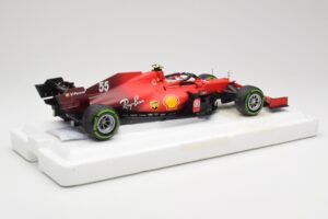 Scuderia Ferrari SF21 #55 C. Sainz Emilia Romagna GP 2021 BBR 1:18 BBR211855 Metal - imagem 2 de 7