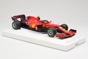 Scuderia Ferrari SF21 #55 C. Sainz Emilia Romagna GP 2021 BBR 1:18 BBR211855 Metal - imagem 4 de 7