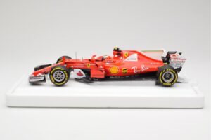 Scuderia Ferrari SF70H #7 K. Raikkonen Australian GP 2017 End of Race BBR 1:18 BBR181707-E Metal - imagem 3 de 7