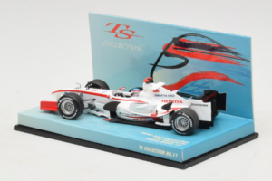 Super Aguri SA05 Honda #22 T. Sato 1st GP Bahrain 2006 Minichamps 1:43 518064322 Metal - imagem 3 de 5