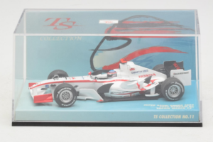 Super Aguri SA05 Honda #22 T. Sato 1st GP Bahrain 2006 Minichamps 1:43 518064322 Metal - imagem 4 de 5