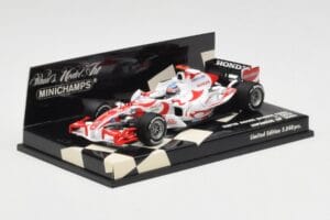 Super Aguri Honda SA06 #22 T. Sato Japanese GP 2006 Minichamps 1:43 400060122 Metal - imagem 2 de 5