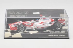 Super Aguri Honda SA06 #22 T. Sato Japanese GP 2006 Minichamps 1:43 400060122 Metal - imagem 5 de 5