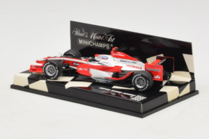 Super Aguri SA08 Honda #18 T. Sato F1 2008 Minichamps 1:43 400080018 Metal - imagem 3 de 5