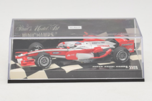 Super Aguri SA08 Honda #18 T. Sato F1 2008 Minichamps 1:43 400080018 Metal - imagem 4 de 5
