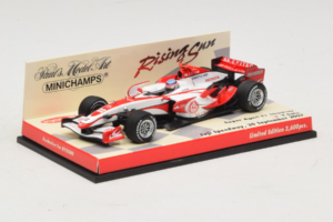 Super Aguri SA07 T. Sato F1 Showcar 2007 Minichamps 1:43 403080092 Metal - imagem 2 de 5
