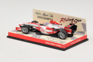 Super Aguri SA07 T. Sato F1 Showcar 2007 Minichamps 1:43 403080092 Metal - imagem 3 de 5